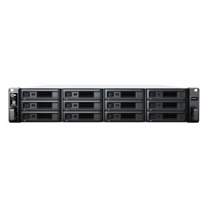 Synology RackStation RS2423RP+ NAS Rack (2U) Ryzen Embedded V1780B 8 GB DDR4 46.08 TB SSD DiskStation Manager Black