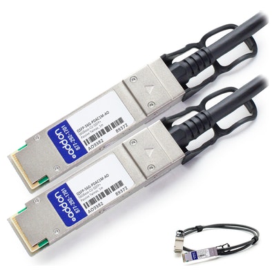 AddOn Networks SFP-56G-PDAC1M-AO InfiniBand/fibre optic cable 1 m QSFP+ Black, Silver