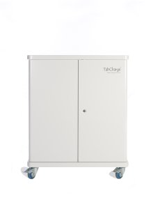 Compucharge TabCharge 24 with 2 way EPM Electronic Power Management - Storage & charging trolley for up to 24 laptops with power management. Includes 2 user keys additional / replacment keys can be ordered using part code 64003. Supplied by Hypertec.