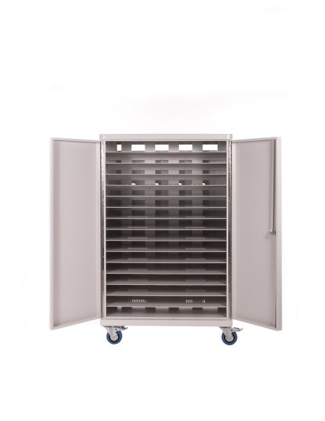 Compucharge Tabcharge 32 - Storage & charging trolley for up to 32 laptops with 2 x 2 way EPMs Electronic Power Management. Includes 2 user keys additional / replacment keys can be ordered using part code 64003. Supplied by Hypertec.