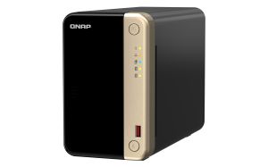 QNAP TS-264 NAS Tower Intel® Celeron® N5095 8 GB 24 TB HDD QNAP Turbo System Black, Gold