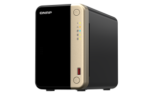 QNAP TS-264 NAS Tower Intel® Celeron® N5095 8 GB 8 TB HDD QNAP Turbo System Black, Gold