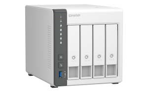 QNAP TS-433 NAS Tower ARM Cortex-A55 4 GB 0 TB QNAP QTS White
