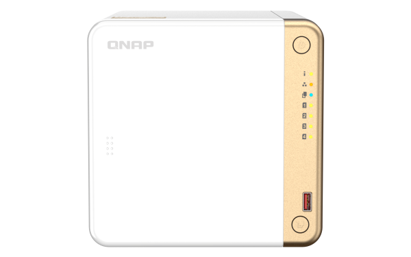 QNAP TS-462-4G NAS/storage server Tower Intel® Celeron® N4505 4 GB DDR4 0 TB QNAP QTS White
