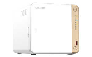 QNAP TS-462-4G NAS/storage server Tower Intel® Celeron® N4505 4 GB DDR4 0 TB QNAP QTS White