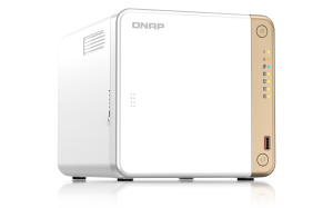 QNAP TS-462-4G NAS/storage server Tower Intel® Celeron® N4505 4 GB DDR4 0 TB QNAP QTS White