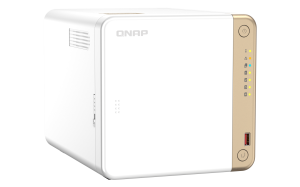 QNAP TS-462-4G NAS/storage server Tower Intel® Celeron® N4505 4 GB DDR4 0 TB QNAP QTS White
