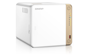 QNAP TS-462-4G NAS/storage server Tower Intel® Celeron® N4505 4 GB DDR4 0 TB QNAP QTS White