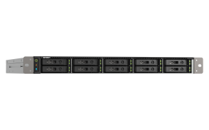 QNAP TS-h1090FU NAS Rack (1U) EPYC 7232P 64 GB DDR4 0 TB QuTS hero Black, Grey