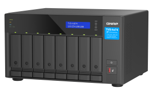 QNAP TVS-h874 NAS Tower Intel® Core™ i9 64 GB DDR4 128 TB HDD QuTS hero Black