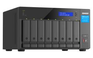 QNAP TVS-h874X NAS Tower Intel® Core™ i9 64 GB DDR4 160 TB HDD QuTS hero Black