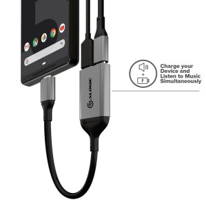 ALOGIC UL2CAPW-SGR interface hub USB 3.2 Gen 1 (3.1 Gen 1) Type-C Grey