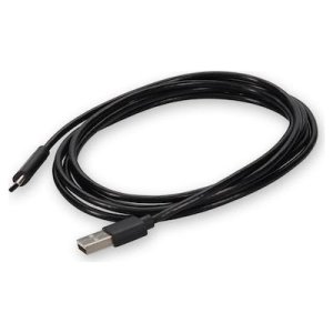 50 cm, USB 2.0 (A) Male to USB 2.0 (C) Male, Black