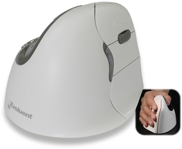 Evoluent Verticalmouse 4 mouse Office Bluetooth Optical 2600 DPI