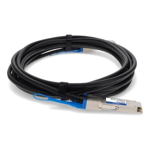AddOn Networks XLDACBL1MA-AO InfiniBand/fibre optic cable 1 m QSFP+ Black
