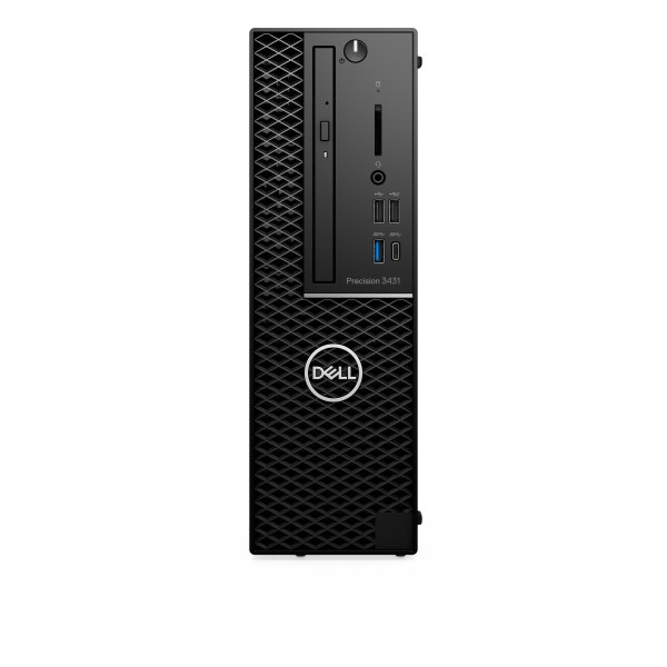 DELL Precision 3431 Intel Xeon E E-2224 16 GB DDR4-SDRAM 256 GB SSD AMD Radeon PRO WX 4100 Windows 10 Pro SFF Workstation Black